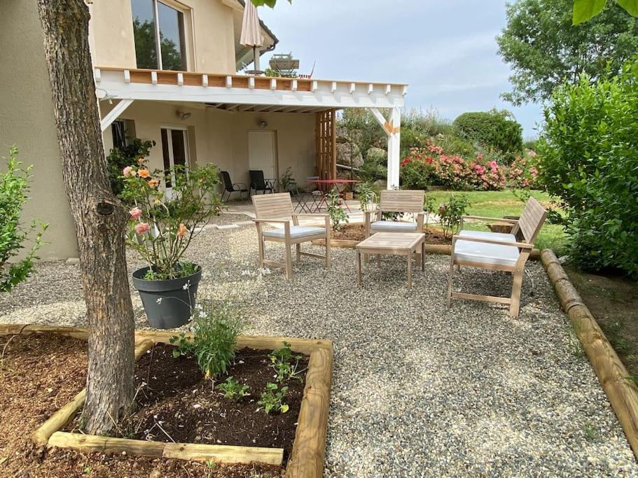 Logement Entier De Charme, Gite Equestre Gers Flamarens Buitenkant foto