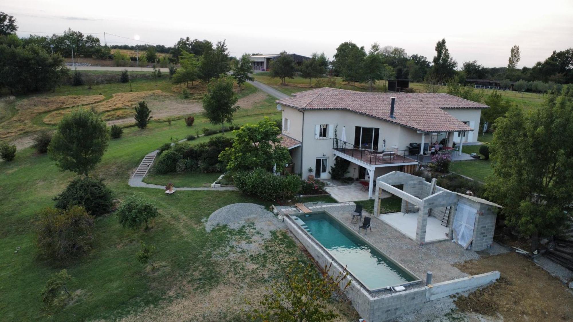 Logement Entier De Charme, Gite Equestre Gers Flamarens Buitenkant foto